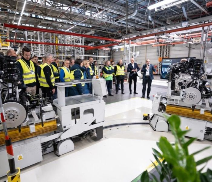 Werksführung durch das Volkswagen Poznan Werk (Foto: Volkswagen Poznan)