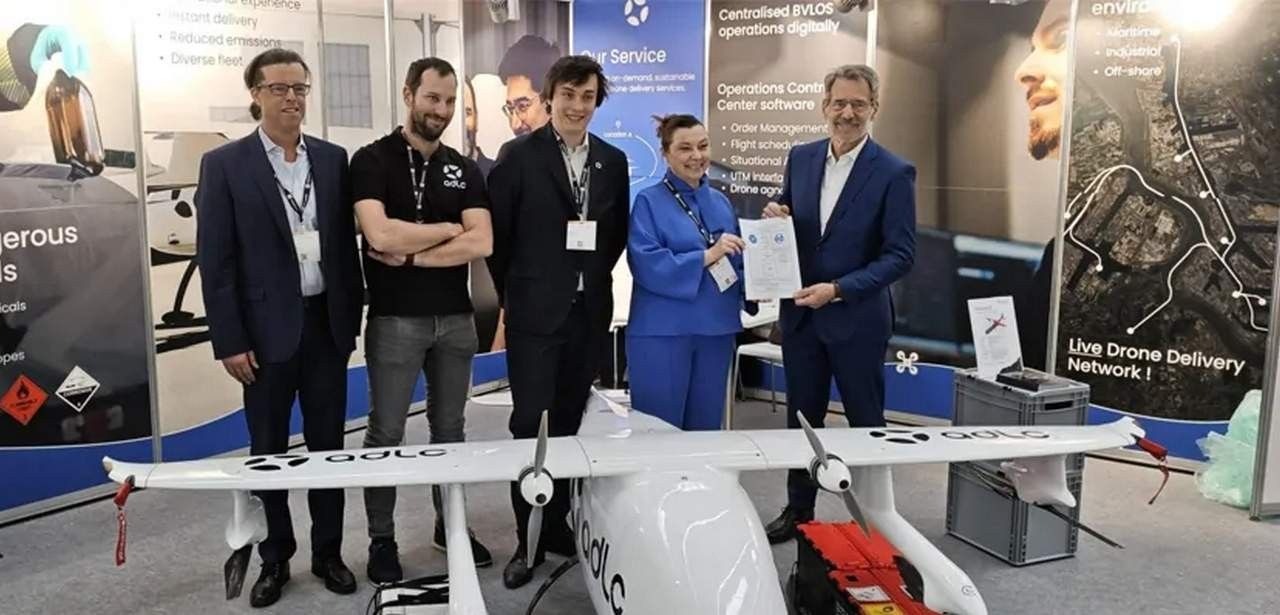ADLC erhält LUC-Zertifikat für komplexe zulässige Gefahrgut-Beförderung per (Foto: ADLC - A Drone Logistics Company)